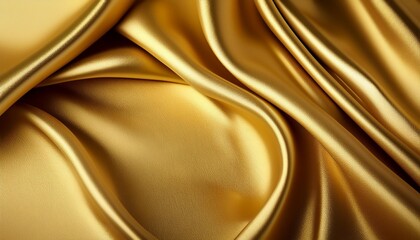 gold luxury fabric background with copy space