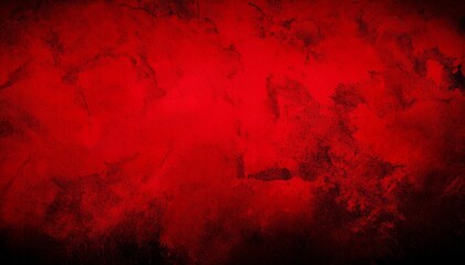 Wall Mural - abstract red background with black grunge background texture in modern art design layout