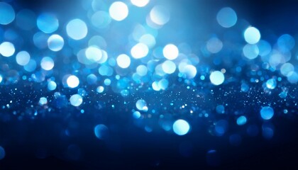 blue glow particle abstract bokeh background