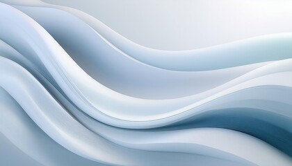 Wall Mural - calm and balanced abstract wave background with smooth curves