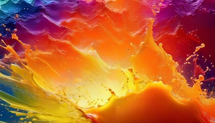 rough gradient splash texture in sunrise colors background