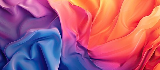 Poster - vibrant abstract gradient background with copy space image