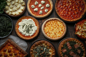 Canvas Print - Chicago Food, Served On A Table