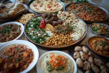 Sticker - Palestinian Food, Served On A Table