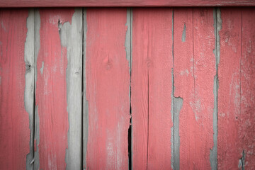 Sticker - Red Barn Wood Background