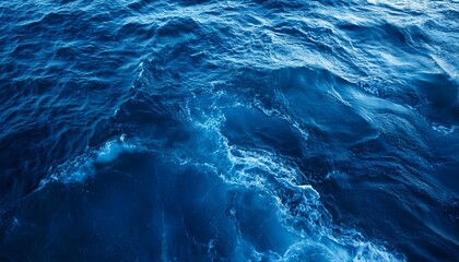 sapphire blue color meets deep ocean texture a captivating image of aquatic splendor generative ai