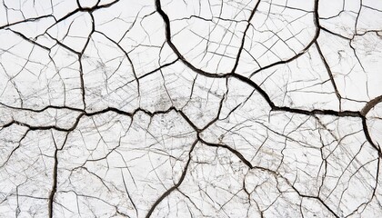 Wall Mural - crack texture lines isolated on transparent background