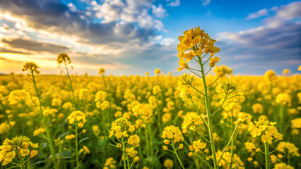 Mustard flower fields background