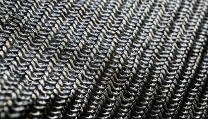 chainmail closeup of surface material texture