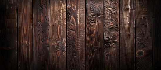 Aufkleber - Dark wood background design with copy space image
