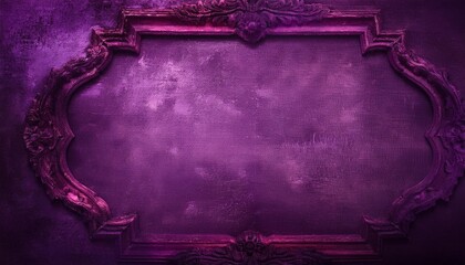 Wall Mural - textured purple background layout old vintage grunge texture border in dark purple with light pink center elegant royal purple color antique wall