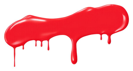 Sticker - PNG Ketchup splash white background splattered splashing.