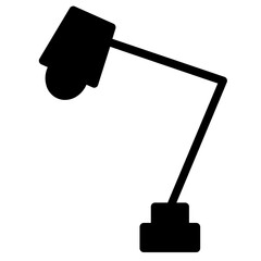 Poster - Lamp Bright Desk Glyph Icon