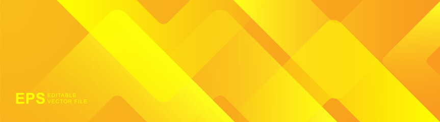 Poster - Bright orange geometric lines pattern. Modern yellow design abstract background