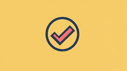 The check mark icon, a universally recognized symbol of approval, validation, or completion. It is often used to indicate that a task has been accomplished, a statement is true