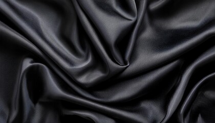 Sticker - black fabric texture background