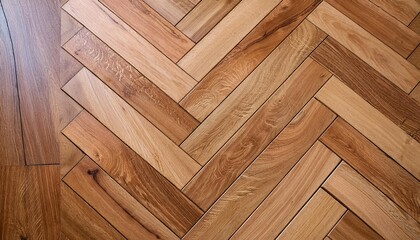 Sticker - chevron herringbone oak laminate texture