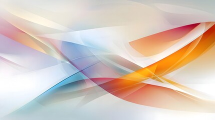 Poster - Colorful Swirling Abstract Geometric Shapes and Lines in Dynamic Motion