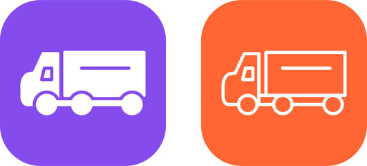 Sticker - Truck Vector Icon