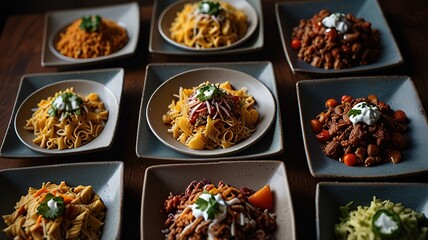 Mexican food on the table