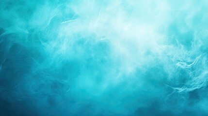 Poster - Cool turquoise-to-blue gradient studio background with a calming effect, perfect for serene and peaceful content.