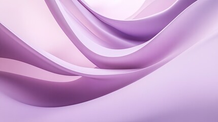 Poster - Minimalist mauve background with subtle curves and soft lighting, ideal for gentle and refined product displays.