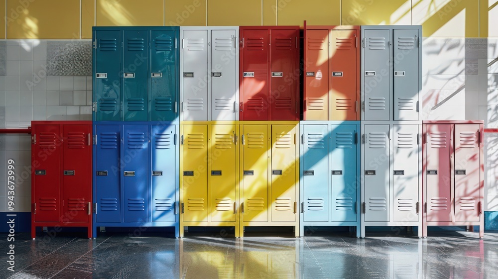 Student's Locker File School lockers serve as a personal storage solution, allowing students ...