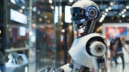 Aufkleber - Stay informed about the latest developments in robotics, where advanced machines are enhancing productivity