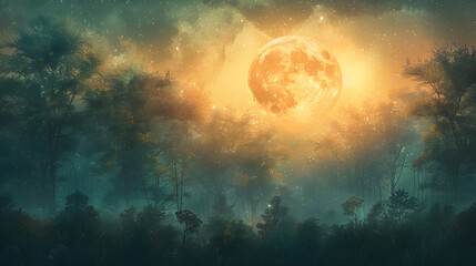 space and travel wallpaper. copy space for design and text.