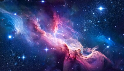 abstract space background beautiful galaxies nebula and stars in outer space realistic universe wallpaper