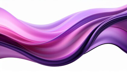 Wall Mural - dynamic pink and purple waves