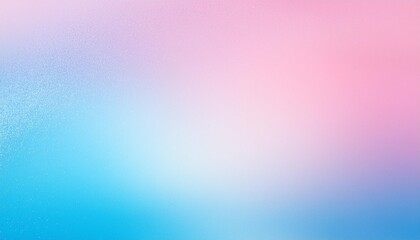 Canvas Print - pastel pink blue abstract gradient background with grain and noise texture