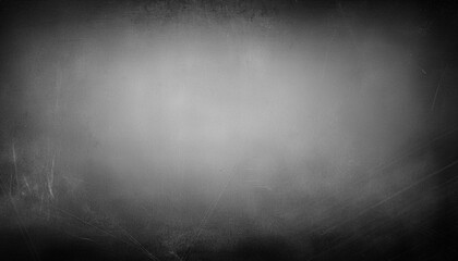 Wall Mural - abstract black and white background with film grain and vignette