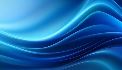 Canvas Print - blue gradient defocused abstract photo smooth lines pantone color background