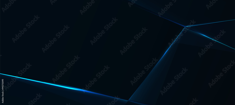 Abstract blue polygon elegant background vector illustration Stock ...