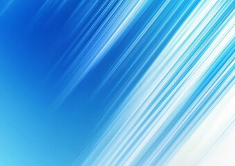 Poster - Abstract Blue and White Diagonal Lines Background