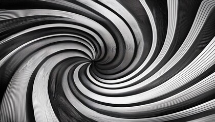 black and white spiral background