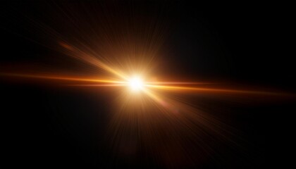 Canvas Print - lens flares for photography and anamorphic lens flare beautiful digital light flare abstract glowing light effect lens flare on dark background