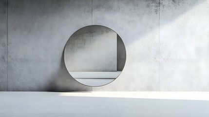 Poster - Mirrored reflection symbolizing an alternate perception of reality inviting introspection and a sense of calm