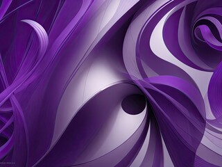 Wall Mural - a background of purple with several forms and lines