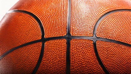 orange basketball skin close up