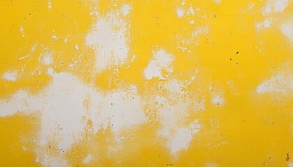 Poster - yellow and white dirty grunge texture background