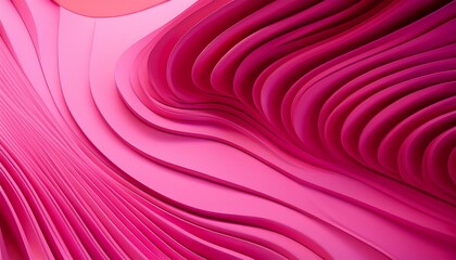 Wall Mural - viva magenta abstract psychic wave background