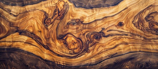 Aufkleber - Close up of a rustic wood table featuring a grain texture in a vintage style The surface of an old wood plank in macro view provides an empty template and copyspace for an abstract background wallpap