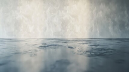 Poster - Minimalist semi-gloss wall with subtle reflections