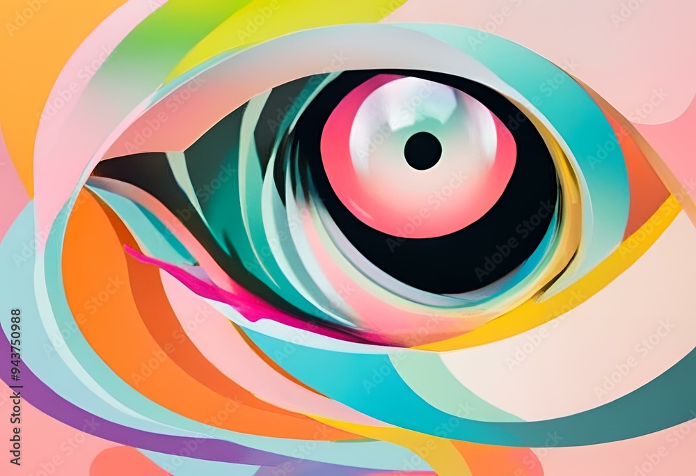Beautiful abstract image with patterns and designs that give a variety ...