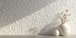 © ArtificialHorizons - 3D rendering of interior wall decorations with textured paint in white