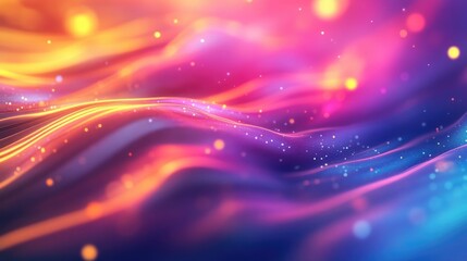 Aufkleber - Abstract blurred color background with a 3D cartoon rendering gradient design