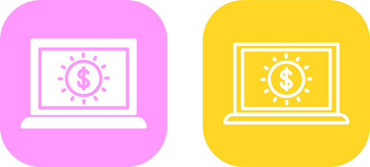 Sticker - Earn Vector Icon