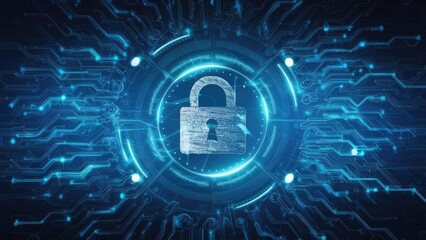 Aufkleber - Digital Security and Business Technology: Fraud Prevention and Protection Concepts - 3D Illustration
